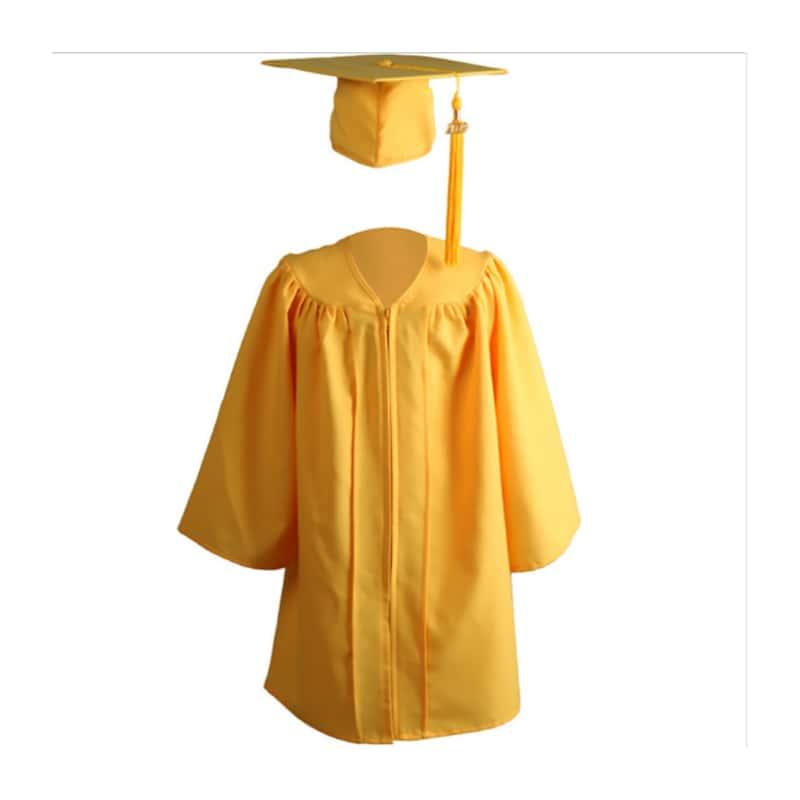 12 Colors Matte Kindergarten/Preschool Graduation Cap and Gown - Graduation Seller