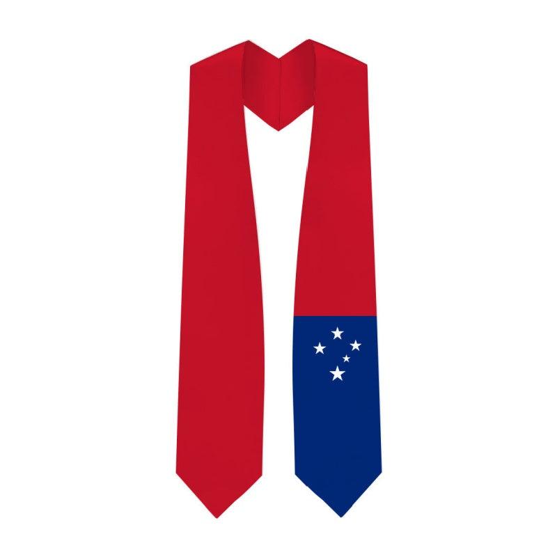 Samoa Graduation Stole - Samoan Flag Sash - Graduation Seller