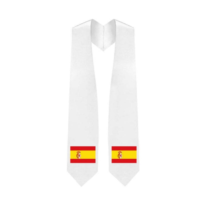 Spain Embroidered Patch Stole - Spanish Flag Patch Sash - Graduation Seller