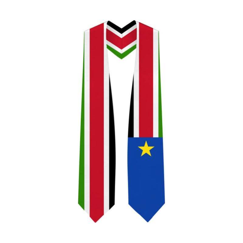 South Sudan Graduation Stole - South Sudan Flag Sash - Graduation Seller
