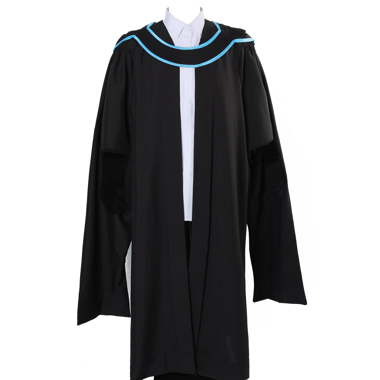 UK British Deluxe Master's Clothing Set – Graduation Gown, Headgear & Hat - Graduation Seller