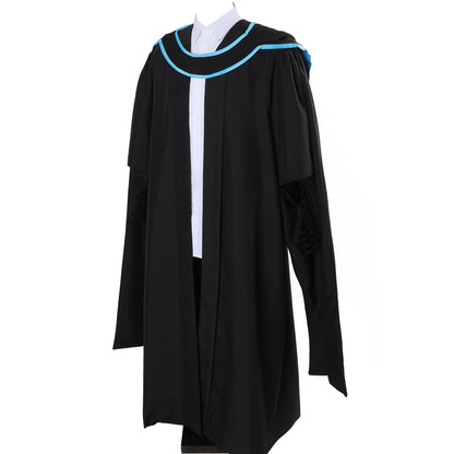 UK British Deluxe Master's Clothing Set – Graduation Gown, Headgear & Hat - Graduation Seller