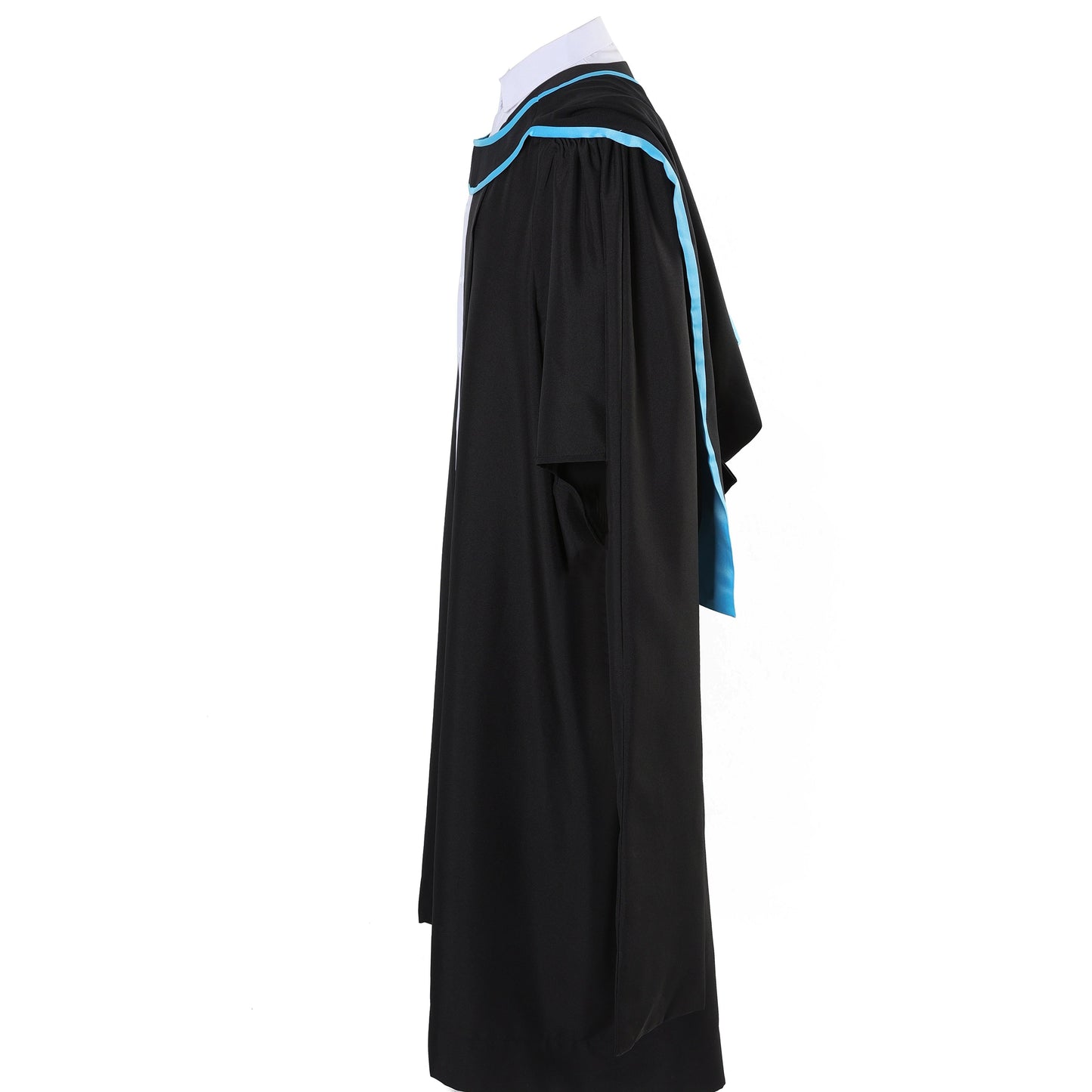 UK British Deluxe Master's Clothing Set – Graduation Gown, Headgear & Hat - Graduation Seller