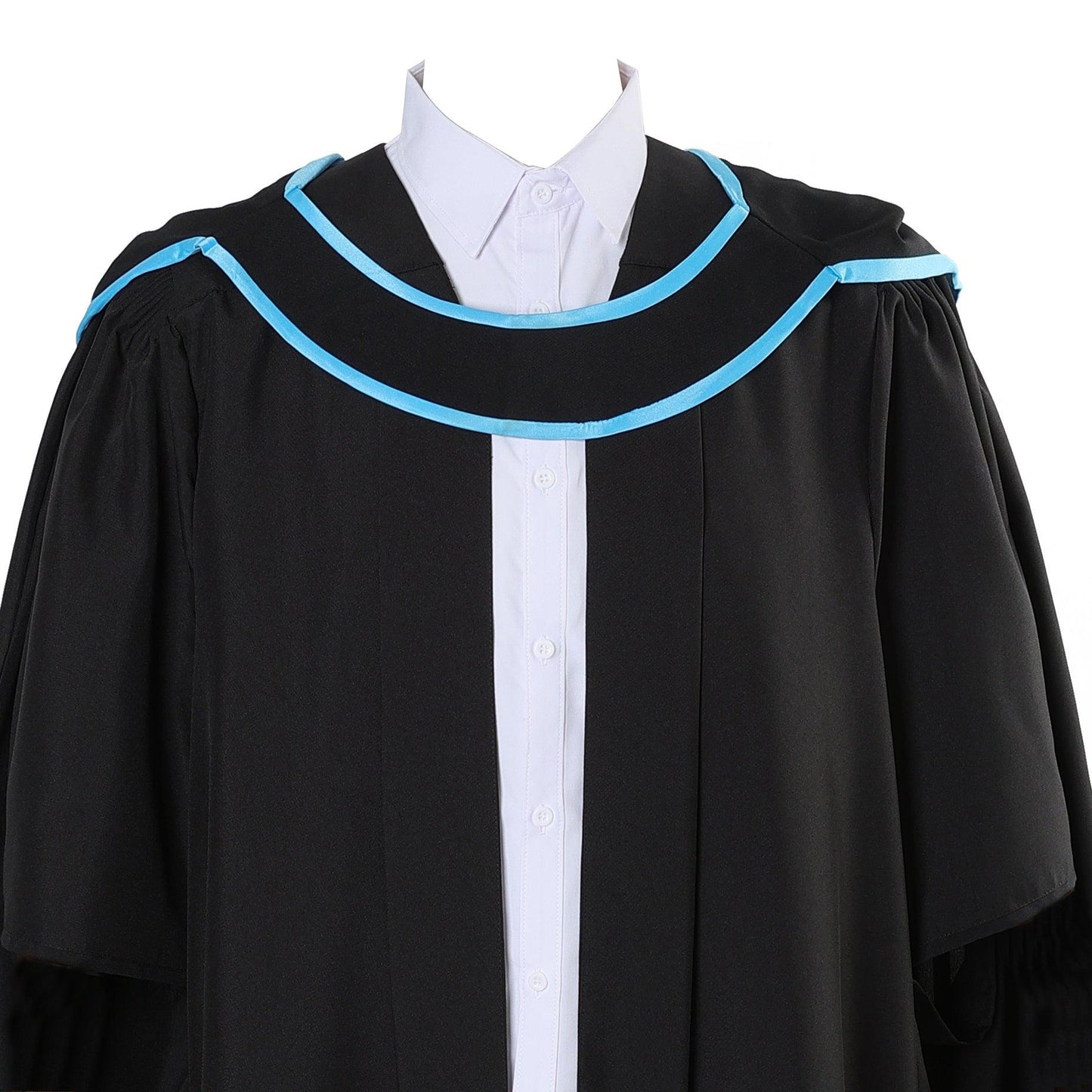 UK British Deluxe Master's Clothing Set – Graduation Gown, Headgear & Hat - Graduation Seller
