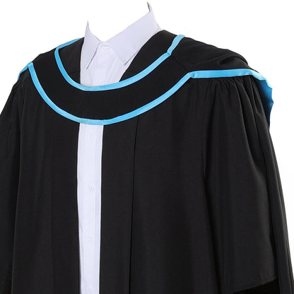 UK British Deluxe Master's Clothing Set – Graduation Gown, Headgear & Hat - Graduation Seller