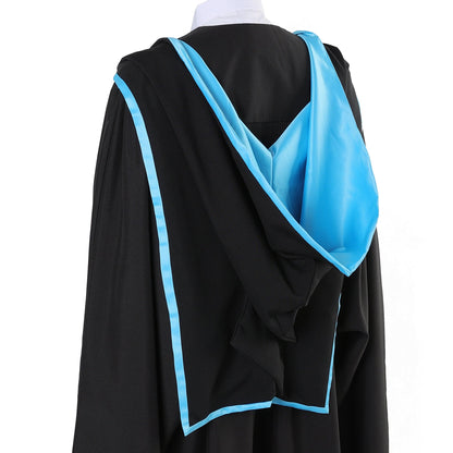 UK British Deluxe Master's Clothing Set – Graduation Gown, Headgear & Hat - Graduation Seller