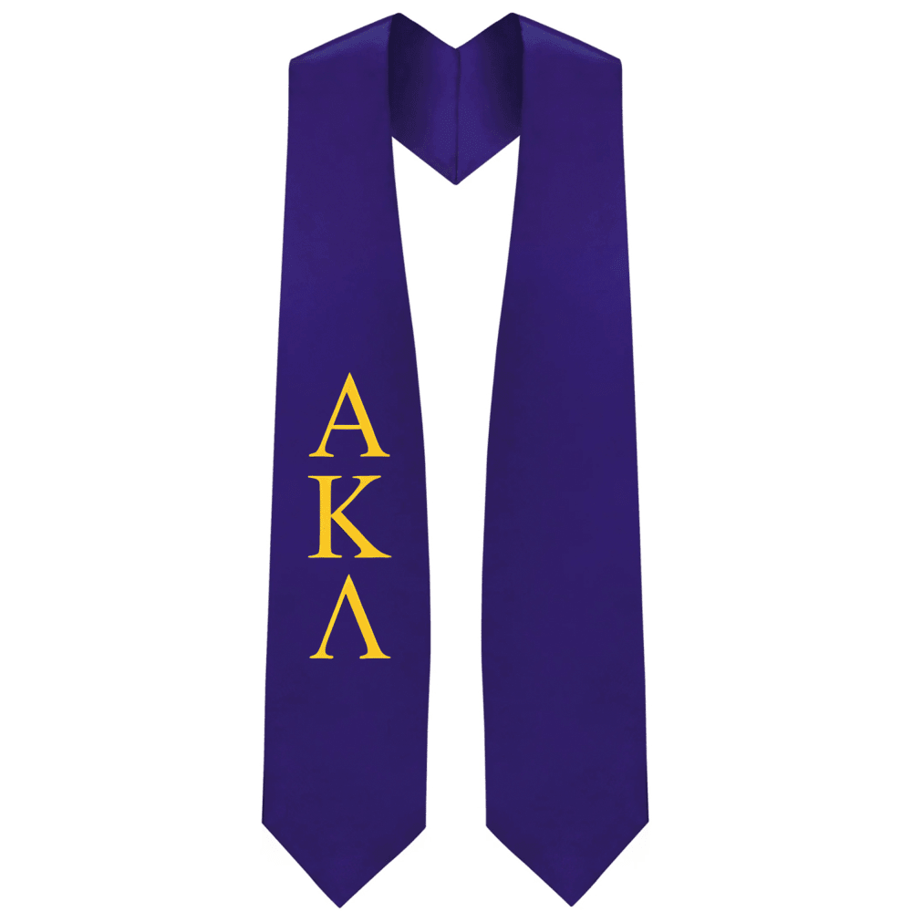 Alpha Kappa Lambda Greek Lettered Stole - Graduation Seller