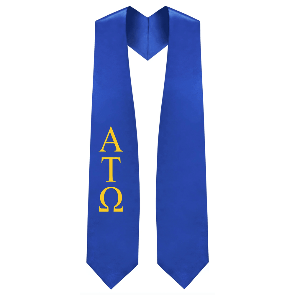 Alpha Tau Omega Greek Lettered Stole - Graduation Seller