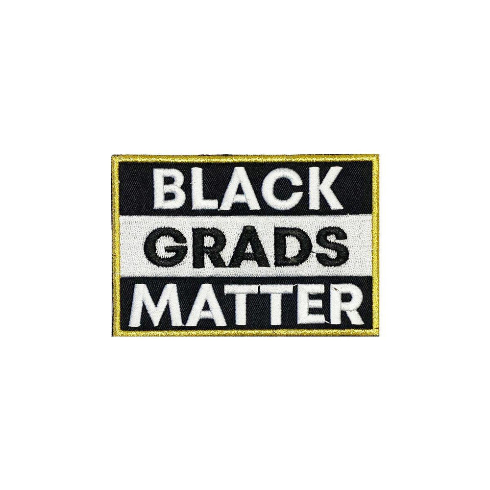 Antique Gold BLACK GRADS MATTER Graduation Stole - Graduation Seller