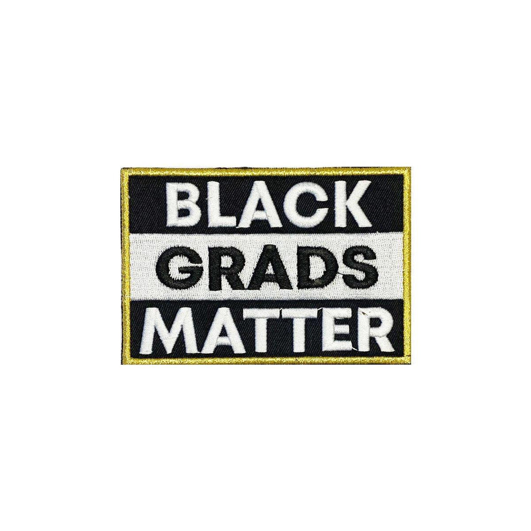 Antique Gold BLACK GRADS MATTER Graduation Stole - Graduation Seller