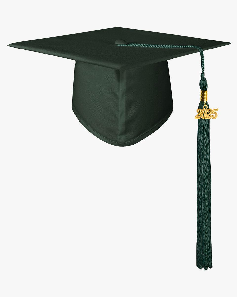 High School Matte Adult Graduation Cap with Tassel - 12 Colors Available - Graduation Seller