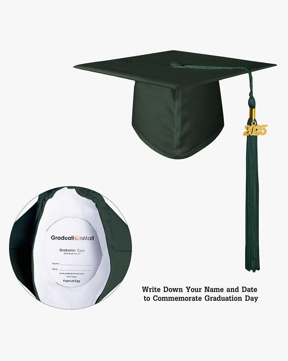 High School Matte Adult Graduation Cap with Tassel - 12 Colors Available - Graduation Seller