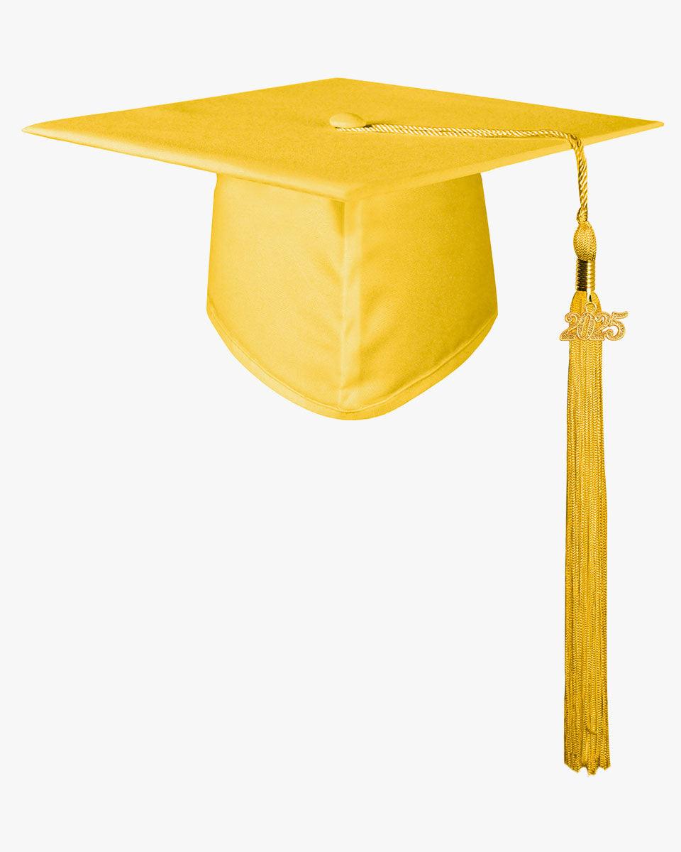 High School Matte Adult Graduation Cap with Tassel - 12 Colors Available - Graduation Seller
