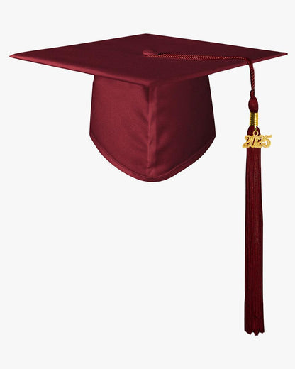 High School Matte Adult Graduation Cap with Tassel - 12 Colors Available - Graduation Seller