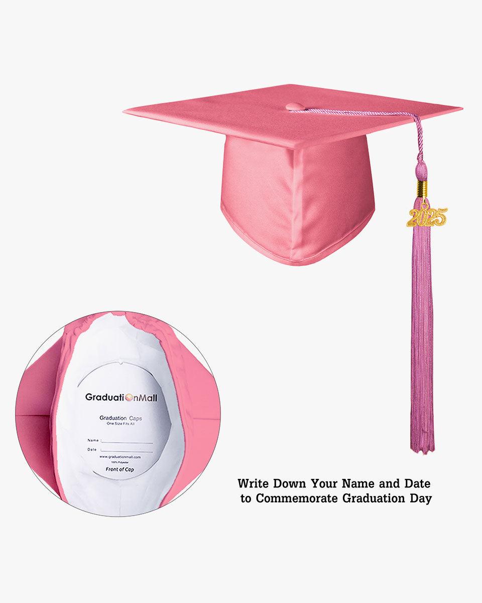 High School Matte Adult Graduation Cap with Tassel - 12 Colors Available - Graduation Seller