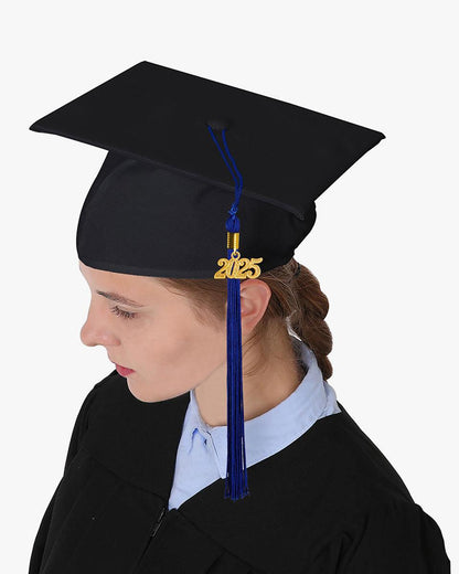 High School Matte Adult Graduation Cap with Tassel - 12 Colors Available - Graduation Seller