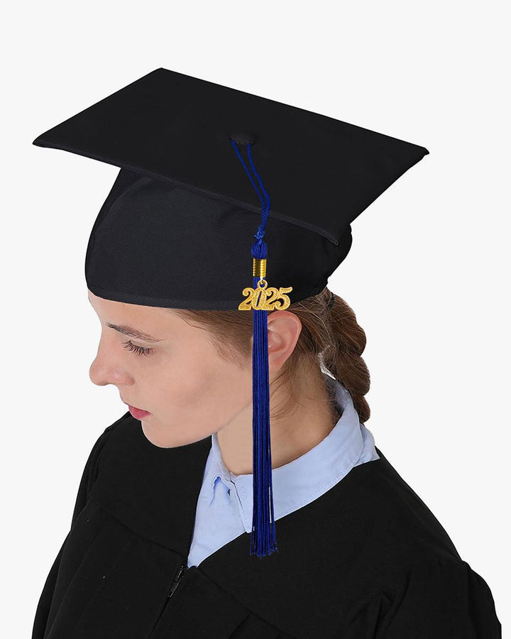 High School Matte Adult Graduation Cap with Tassel - 12 Colors Available - Graduation Seller