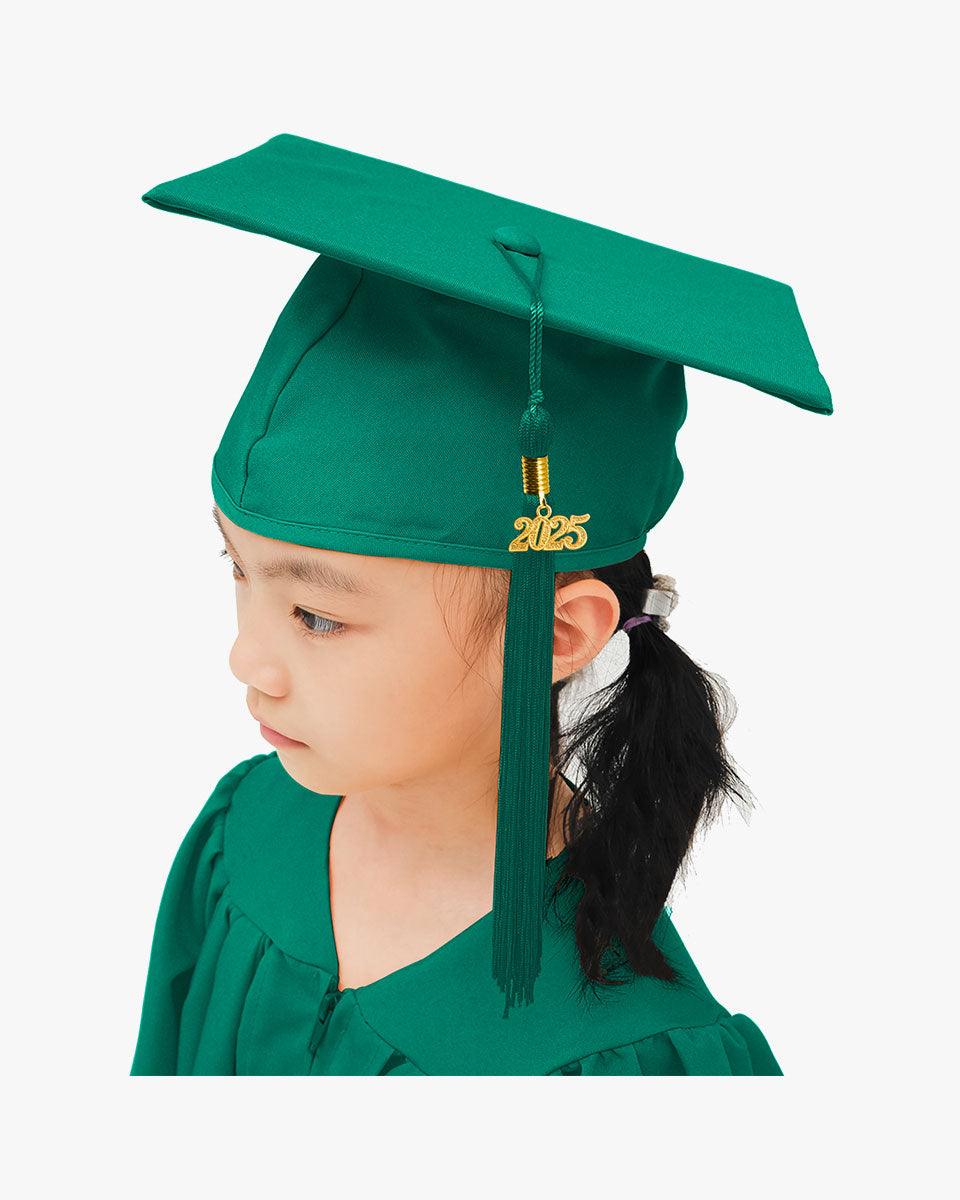 Matte Kindergarten Graduation Cap with Tassel-12 Colors Available - Graduation Seller