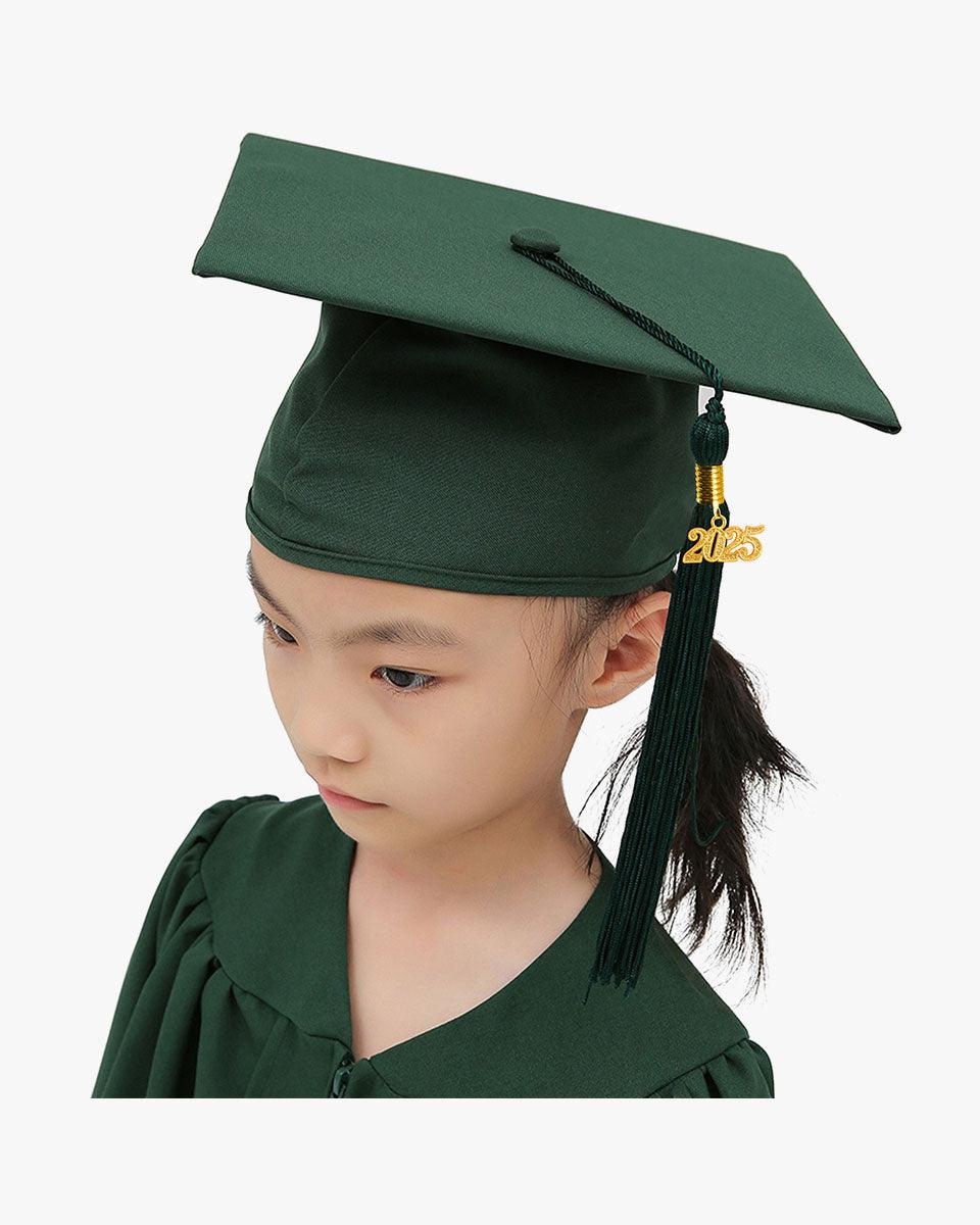 Matte Kindergarten Graduation Cap with Tassel-12 Colors Available - Graduation Seller
