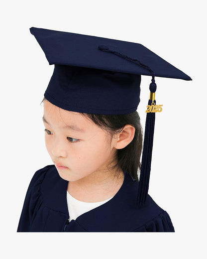 Matte Kindergarten Graduation Cap with Tassel-12 Colors Available - Graduation Seller