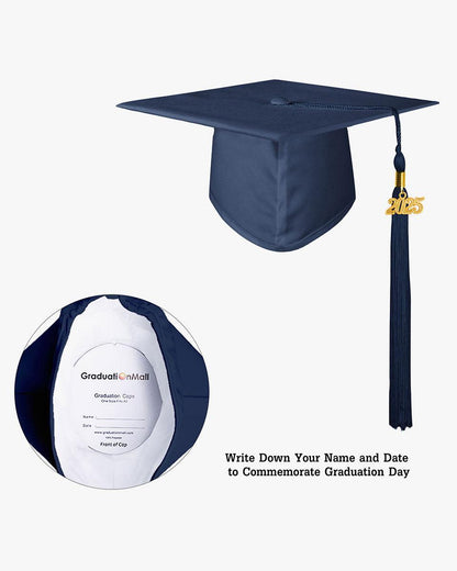 Matte Kindergarten Graduation Cap with Tassel-12 Colors Available - Graduation Seller