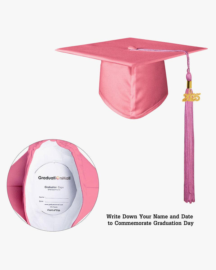 Matte Kindergarten Graduation Cap with Tassel-12 Colors Available - Graduation Seller