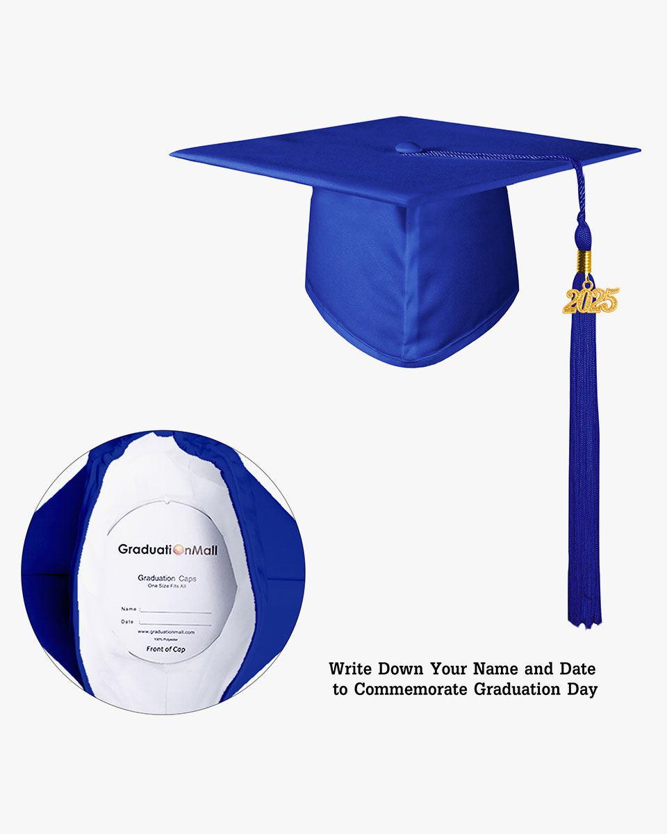 Matte Kindergarten Graduation Cap with Tassel-12 Colors Available - Graduation Seller
