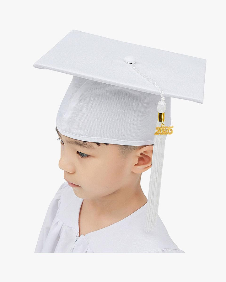 Matte Kindergarten Graduation Cap with Tassel-12 Colors Available - Graduation Seller