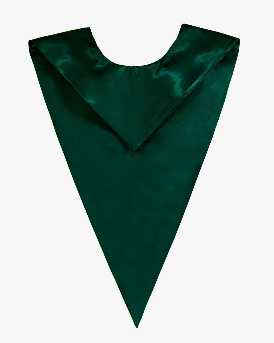 Traditional One Color V Stoles - 10 Colors Available - Graduation Seller