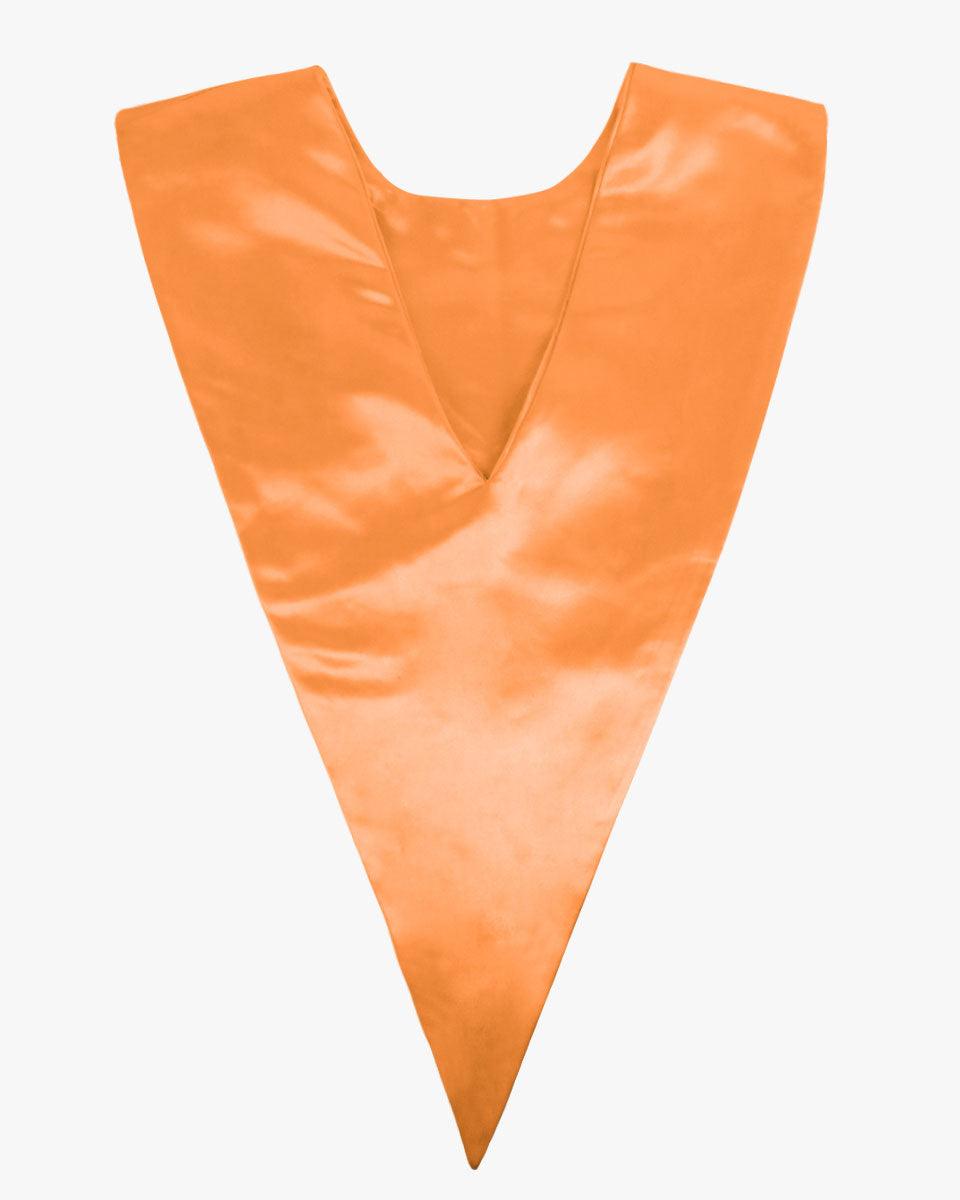 Traditional One Color V Stoles - 10 Colors Available - Graduation Seller