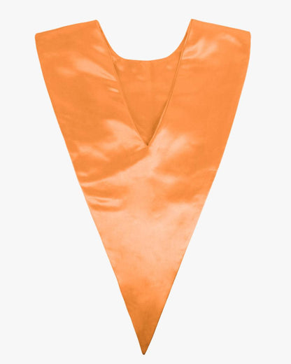 Traditional One Color V Stoles - 10 Colors Available - Graduation Seller