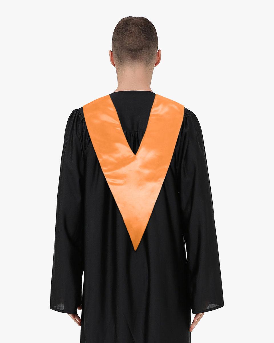 Traditional One Color V Stoles - 10 Colors Available - Graduation Seller