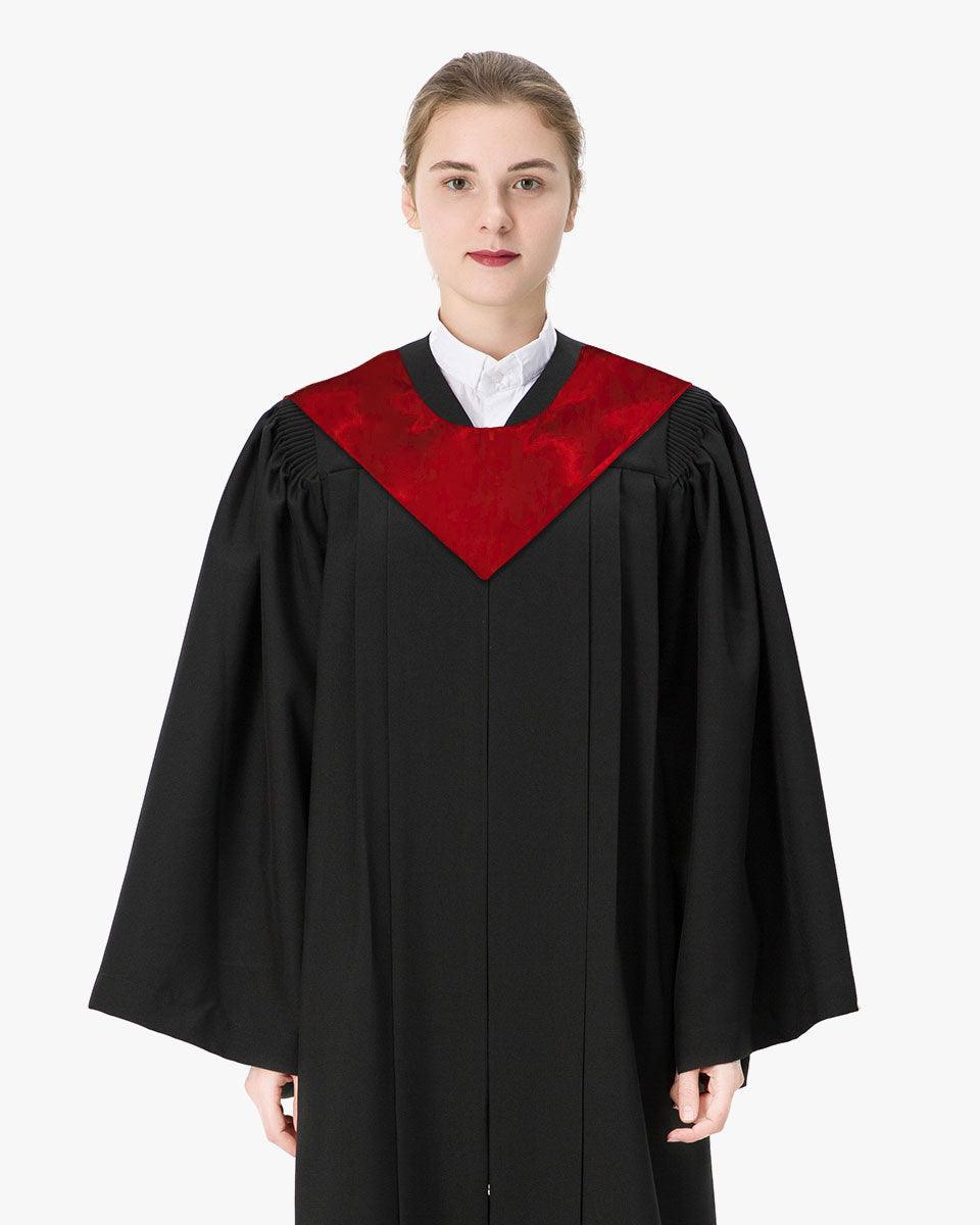 Traditional One Color V Stoles - 10 Colors Available - Graduation Seller