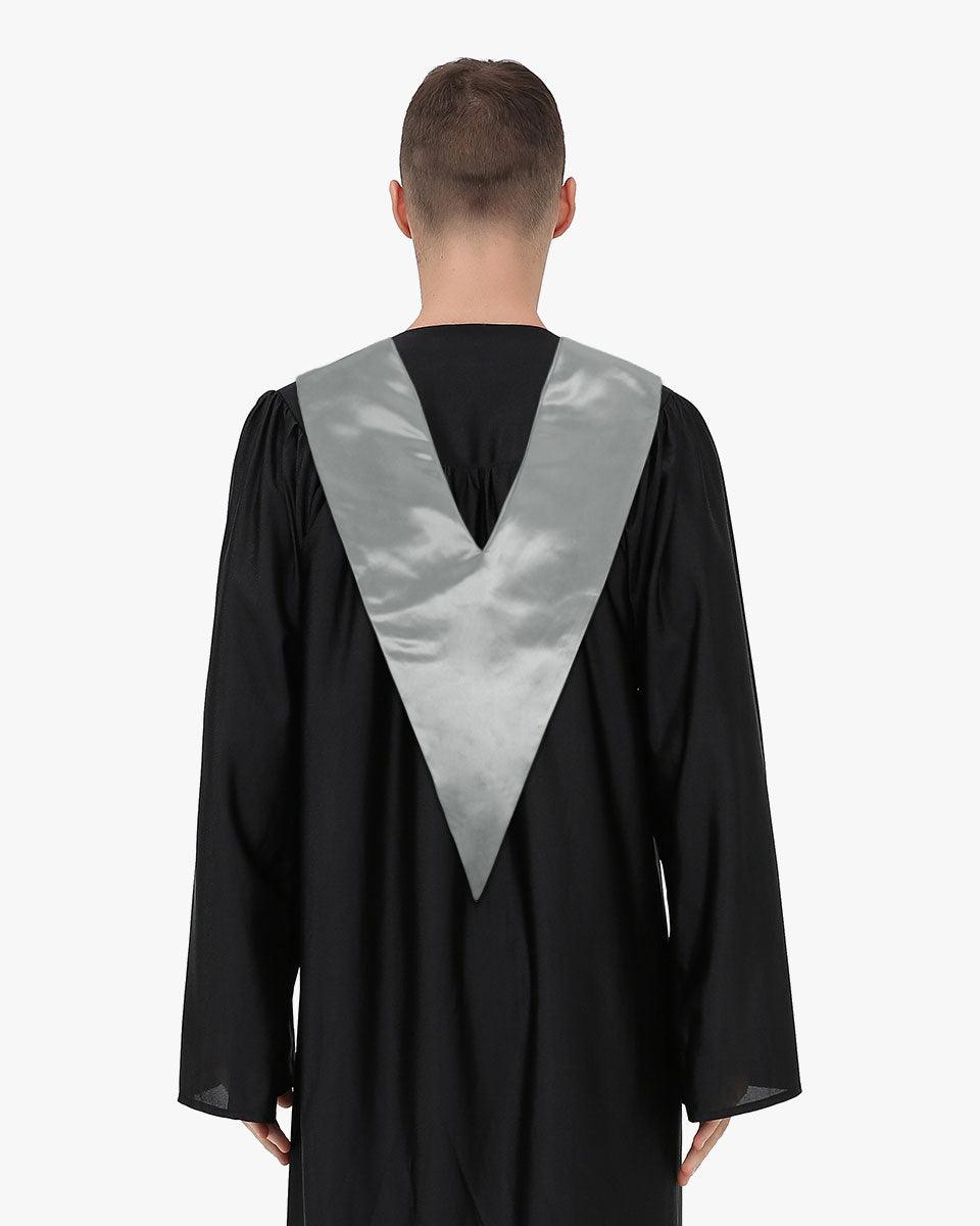 Traditional One Color V Stoles - 10 Colors Available - Graduation Seller