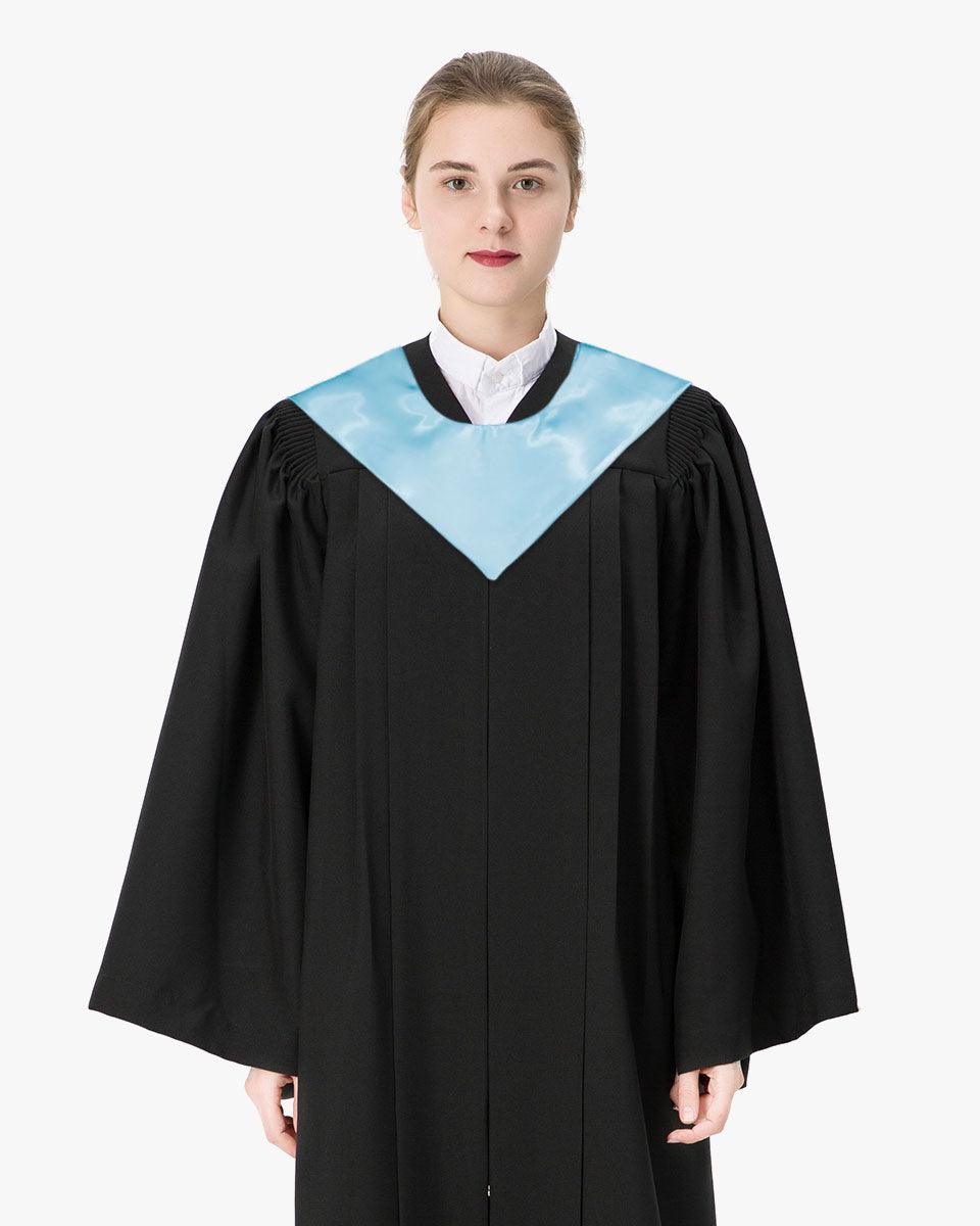 Traditional One Color V Stoles - 10 Colors Available - Graduation Seller