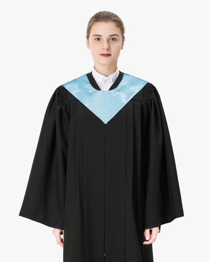 Traditional One Color V Stoles - 10 Colors Available - Graduation Seller
