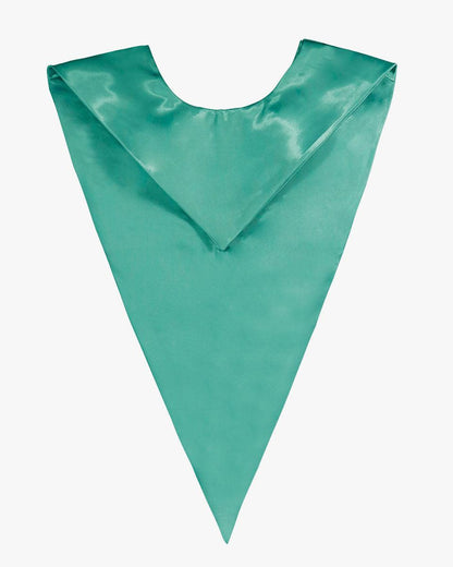 Traditional One Color V Stoles - 10 Colors Available - Graduation Seller