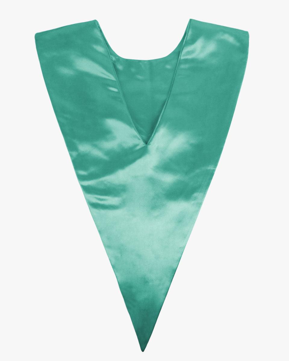 Traditional One Color V Stoles - 10 Colors Available - Graduation Seller