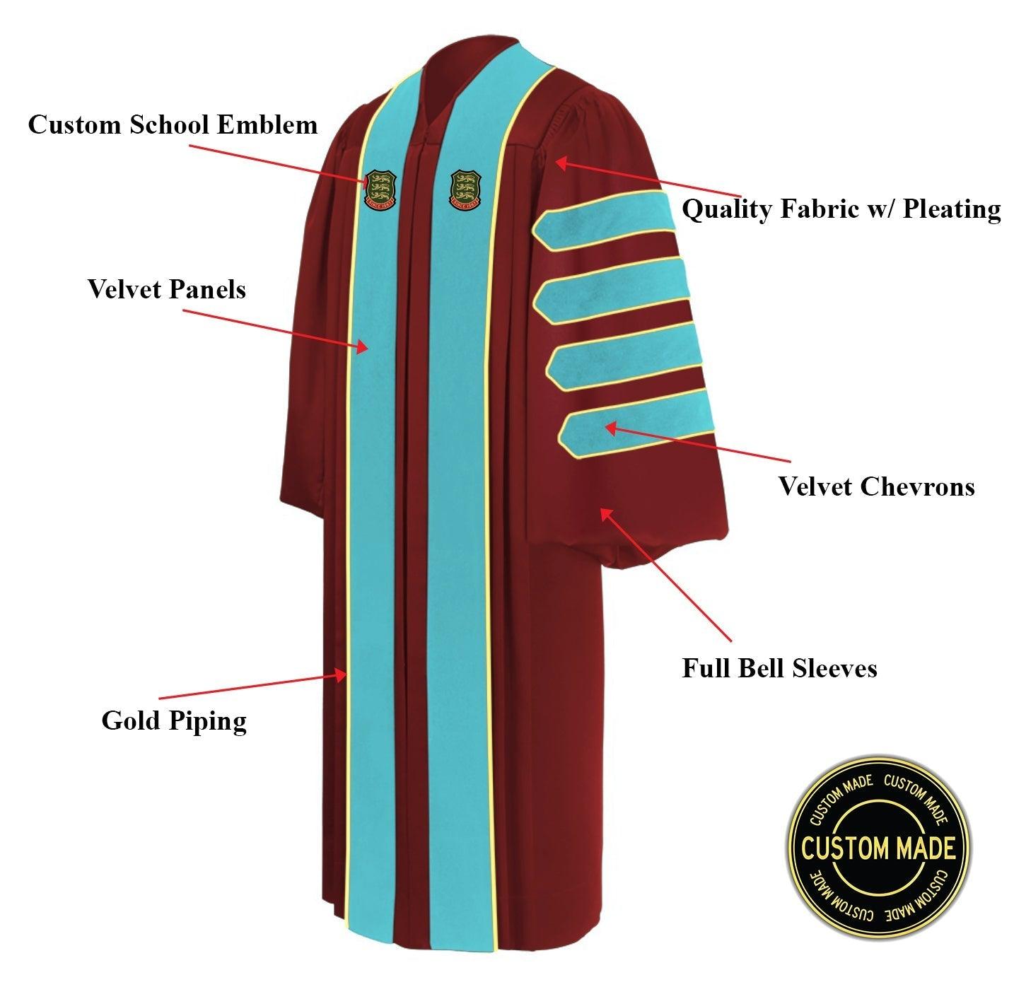 Custom Doctorate Gown - Graduation Seller