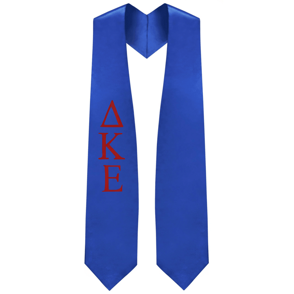 Delta Kappa Epsilon Greek Lettered Stole - Graduation Seller