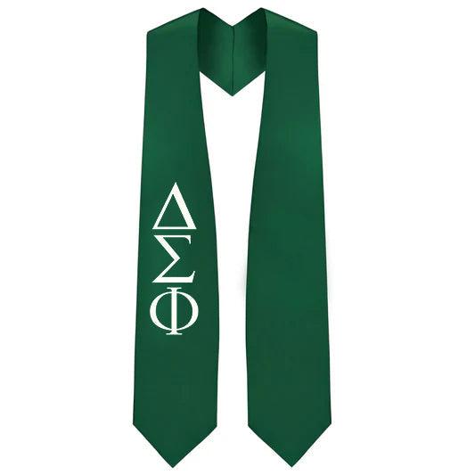 Delta Sigma Phi Greek Lettered Stole - Graduation Seller