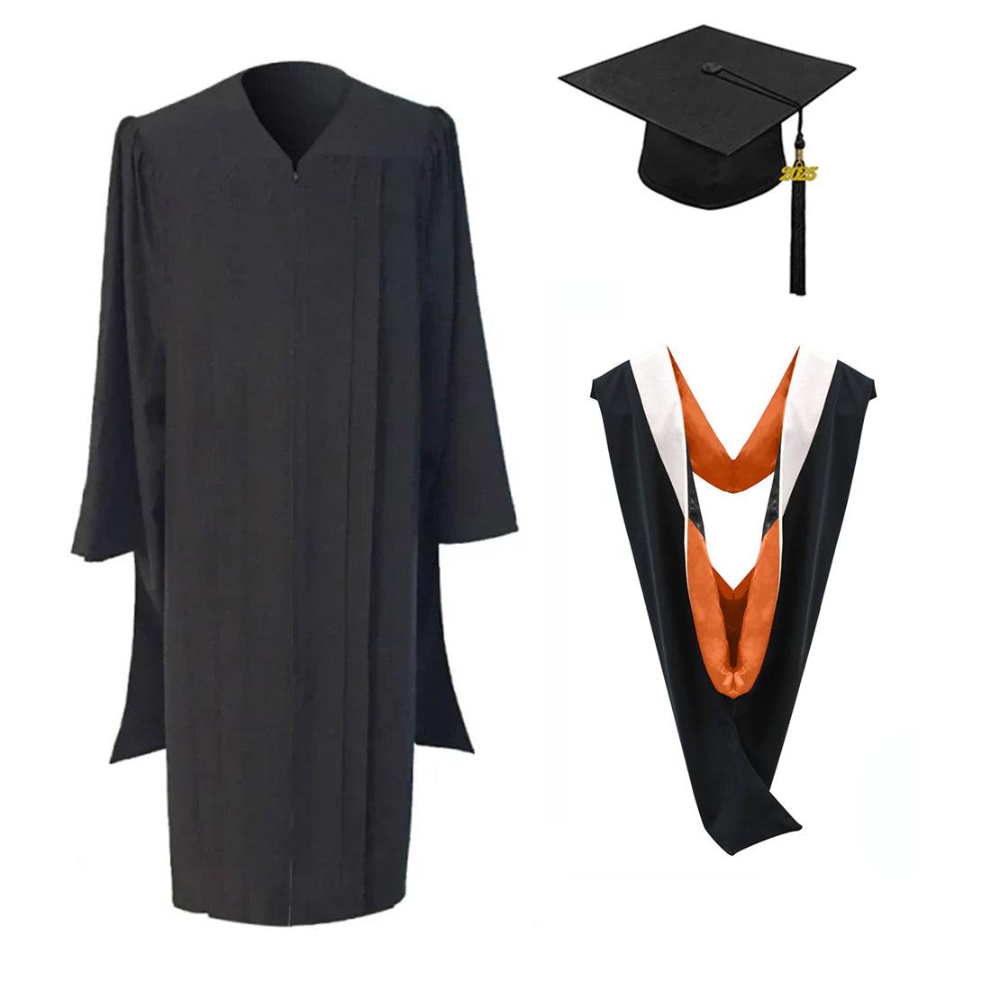 Masters Cap, Gown & Hood Package for Princeton University Graduation - Graduation Seller