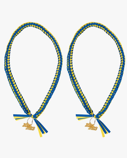 Graduation Braided Ribbon Lei with 2024 Year Charm - Graduation Seller