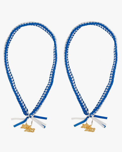 Graduation Braided Ribbon Lei with 2024 Year Charm - Graduation Seller