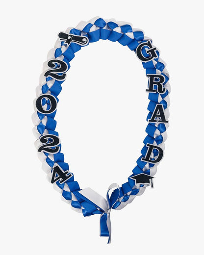 Graduation Leis with 2024 Embroidery Ribbon Lei Braided Necklace - Graduation Seller