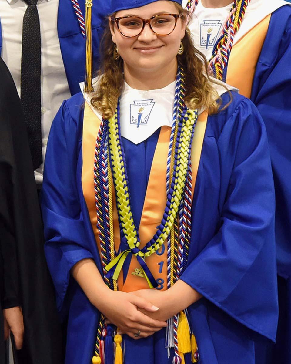 Graduation Braided Ribbon Lei with 2024 Year Charm - Graduation Seller