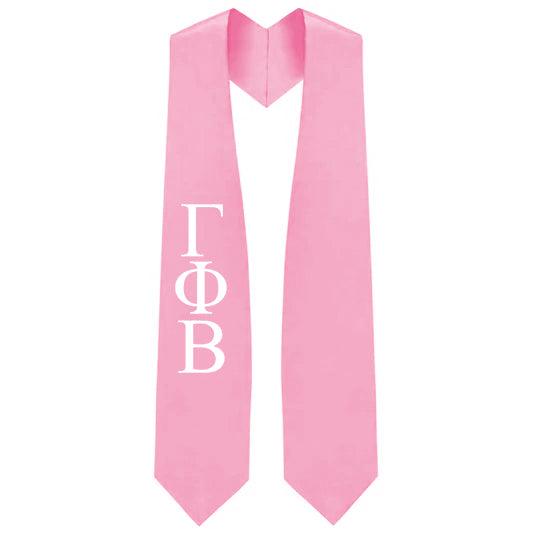 Gamma Phi Beta Greek Lettered Stole - Graduation Seller