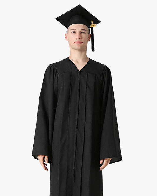 Premium Matte Graduation Cap, Gown & Tassel Package - 12 Colors Available - Graduation Seller