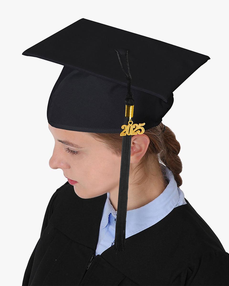 High School Premium Matte Graduation Cap, Gown, Stole & Imprinted Diploma Cover Package - Graduation Seller