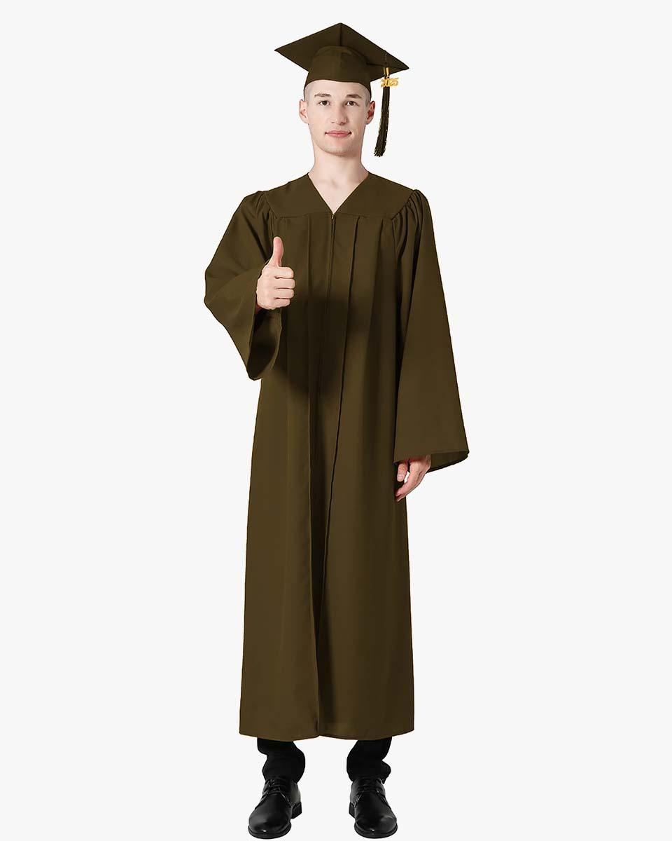 High School Premium Matte Graduation Cap, Gown & Tassel Package - 15 Colors Available - Graduation Seller